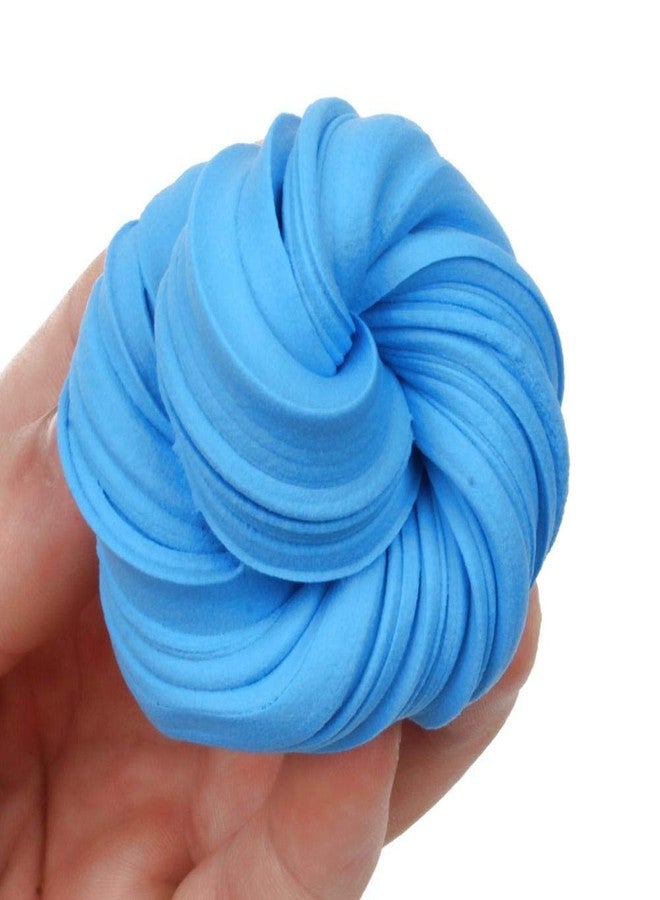 JULIANA Glittery Fluffy Stress Relief Non Toxic Slime for Kids Blue Color (150 gm, Free Slime Activator and Glitter) - Image 3